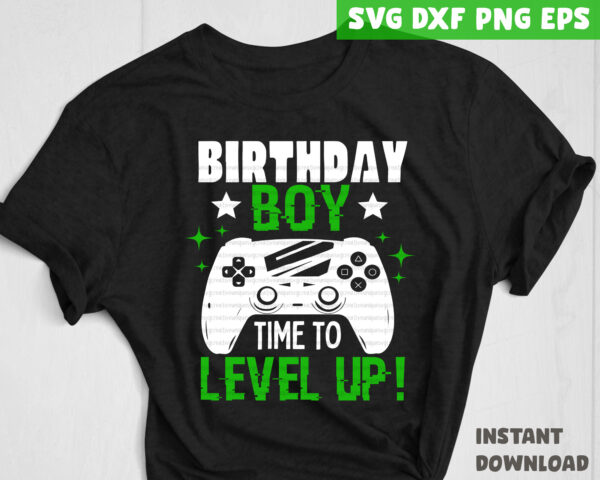 Leveled Up Birthday SVG