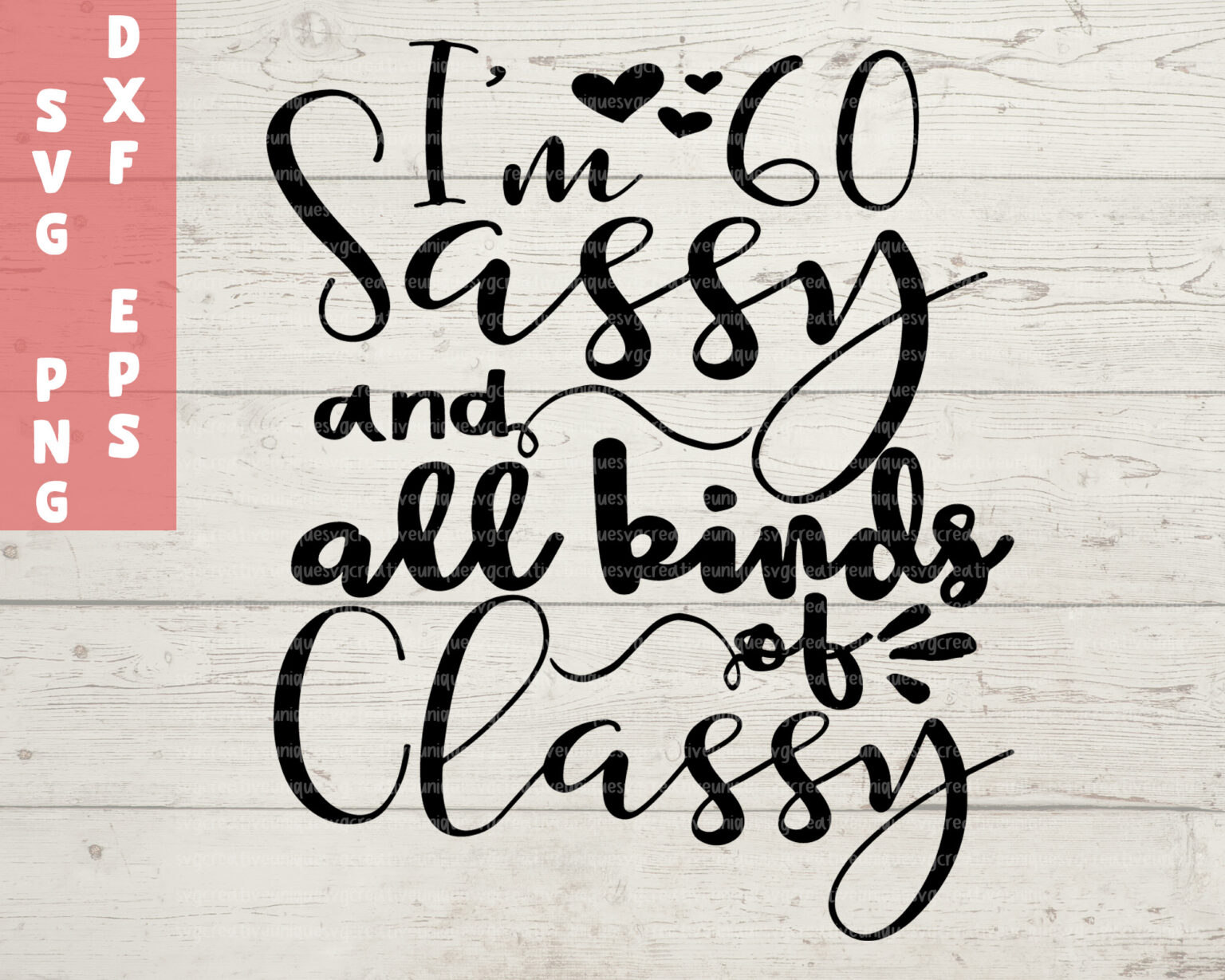 60 and Sassy SVG | SVGUNIQUECREATIVE Free SVG