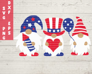 4th of July Gnomes SVG