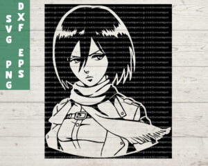 Mikasa Ackerman SVG